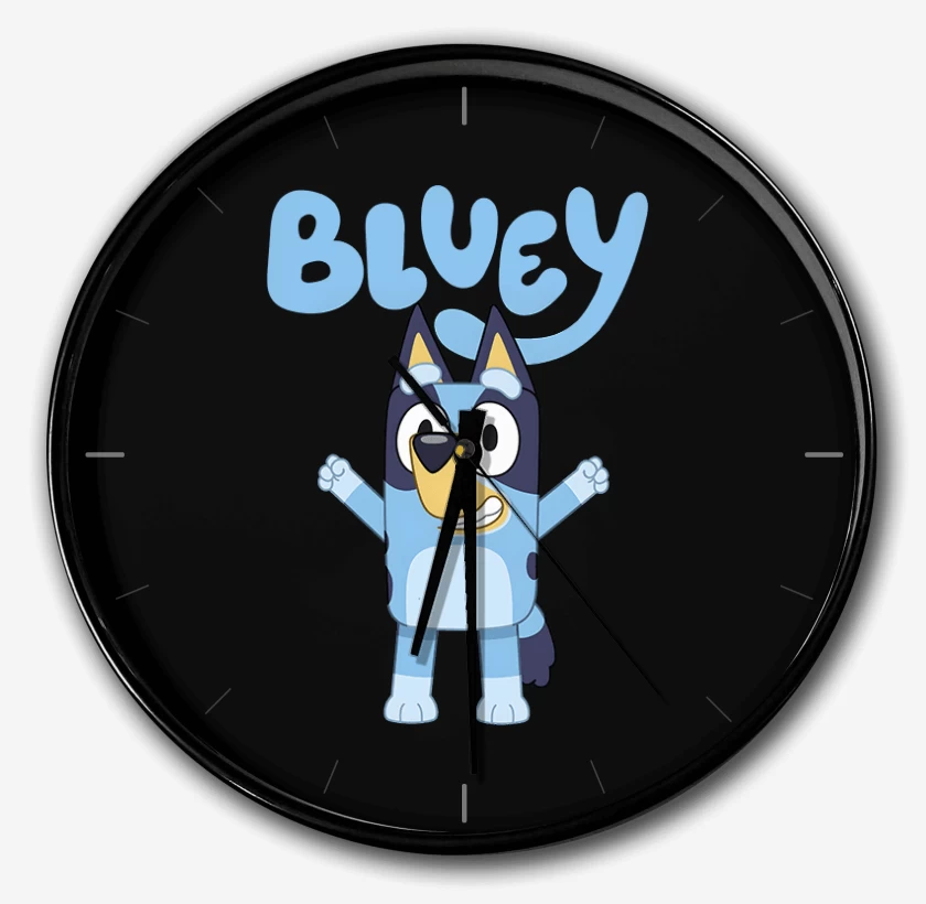 Reloj Negro de Bluey