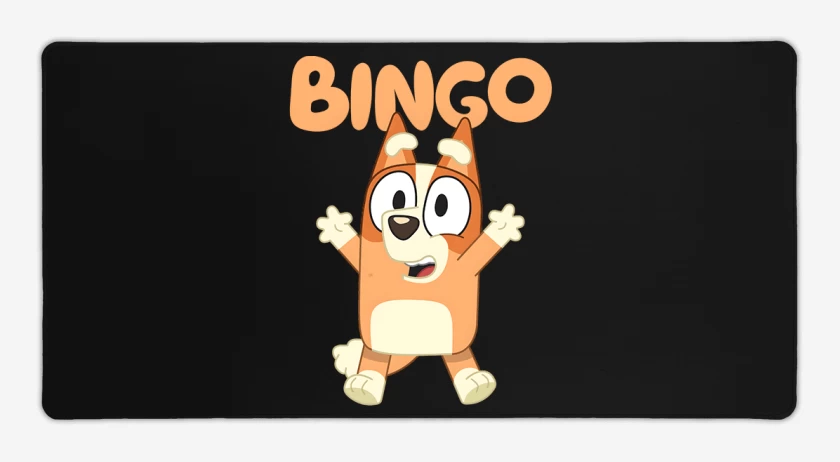Mouse pad Gamer Negro de Bingo