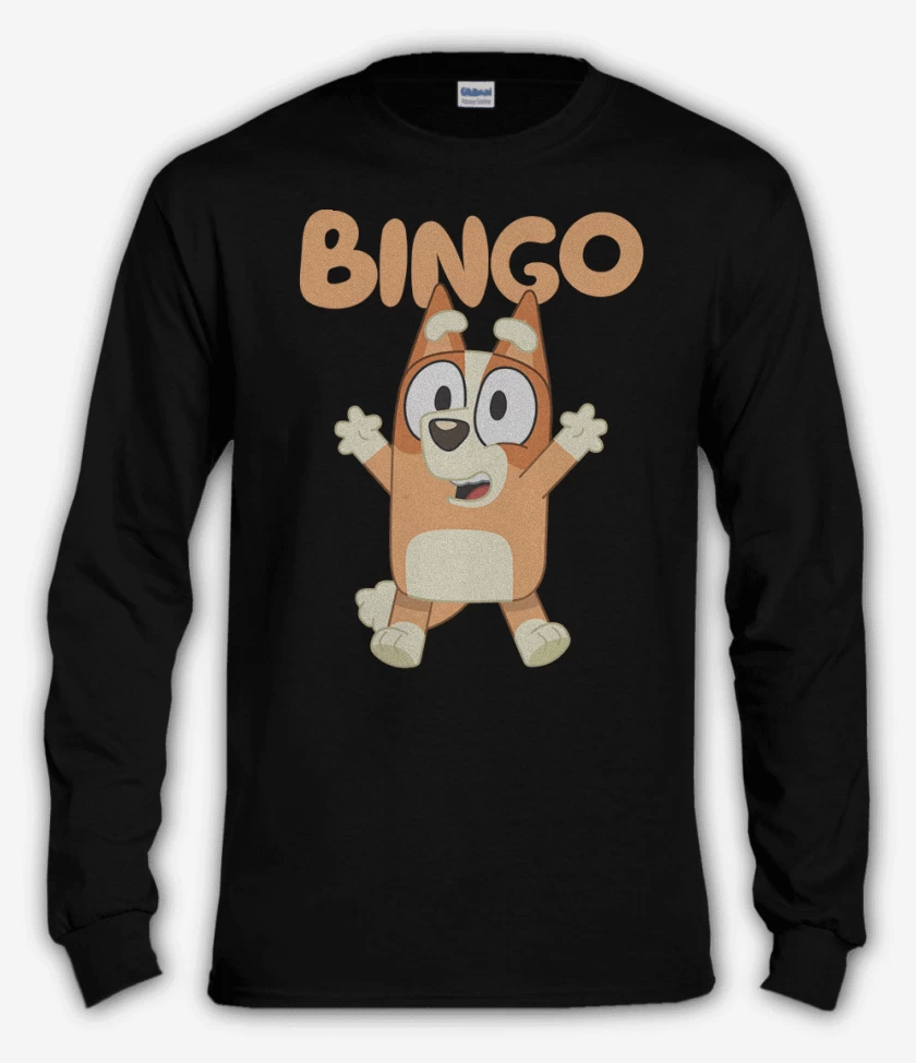 Polera manga larga Negro de Bingo