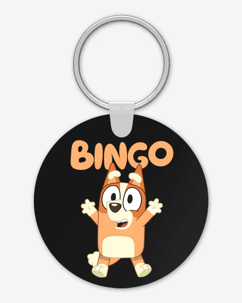 Llavero Negro de Bingo