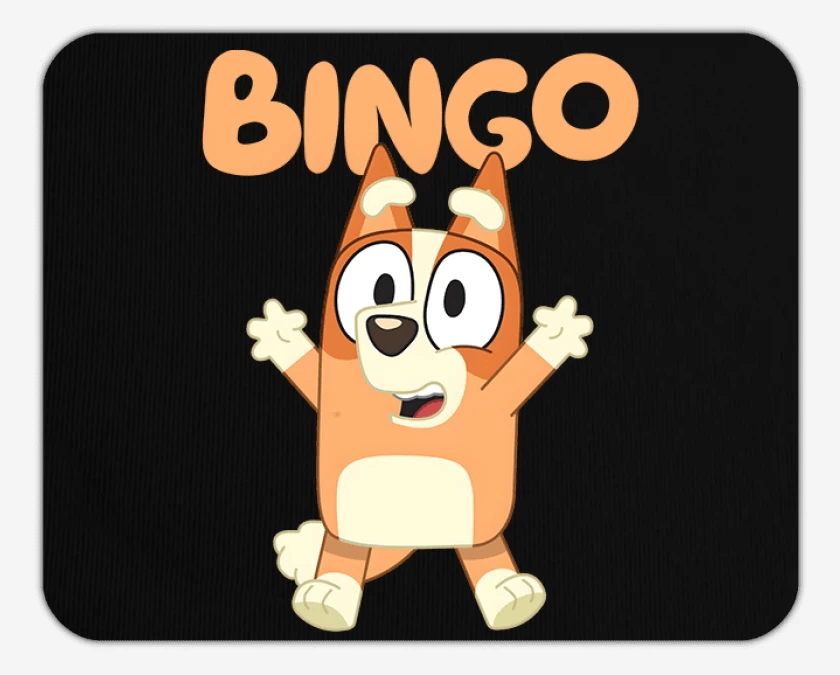Mousepad Negro de Bingo
