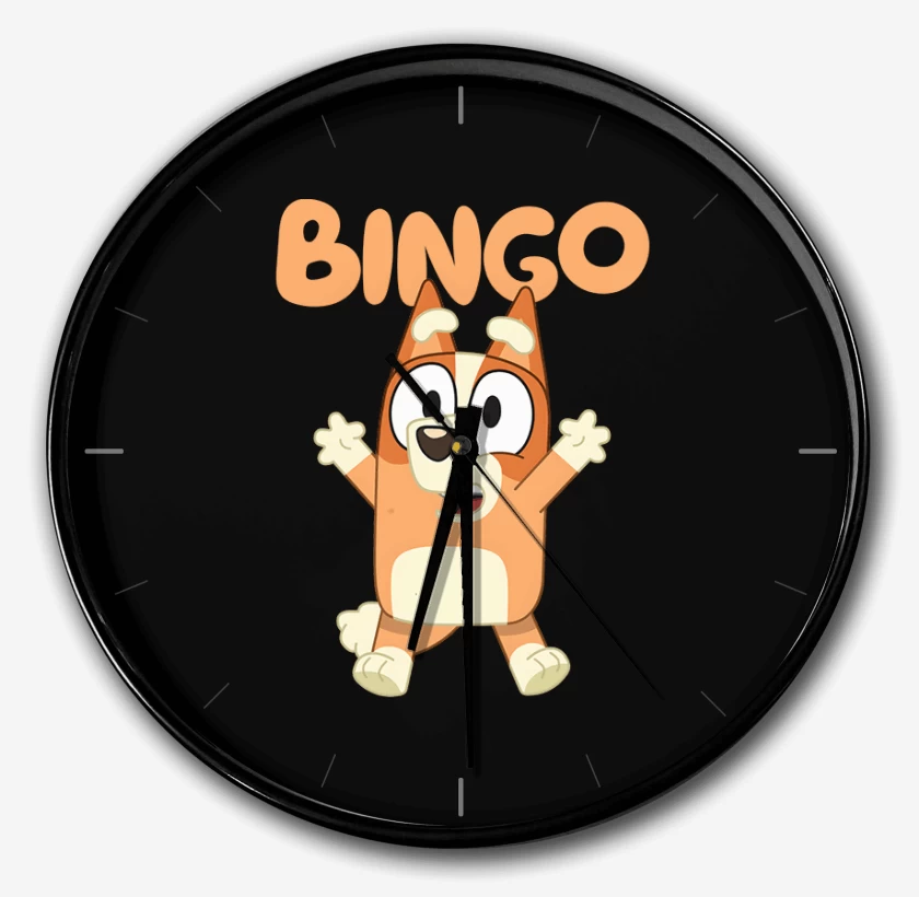 Reloj Negro de Bingo
