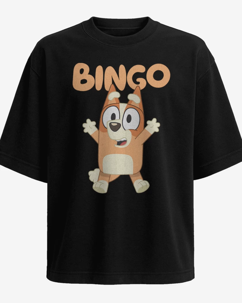 Polera Oversize Negro de Bingo