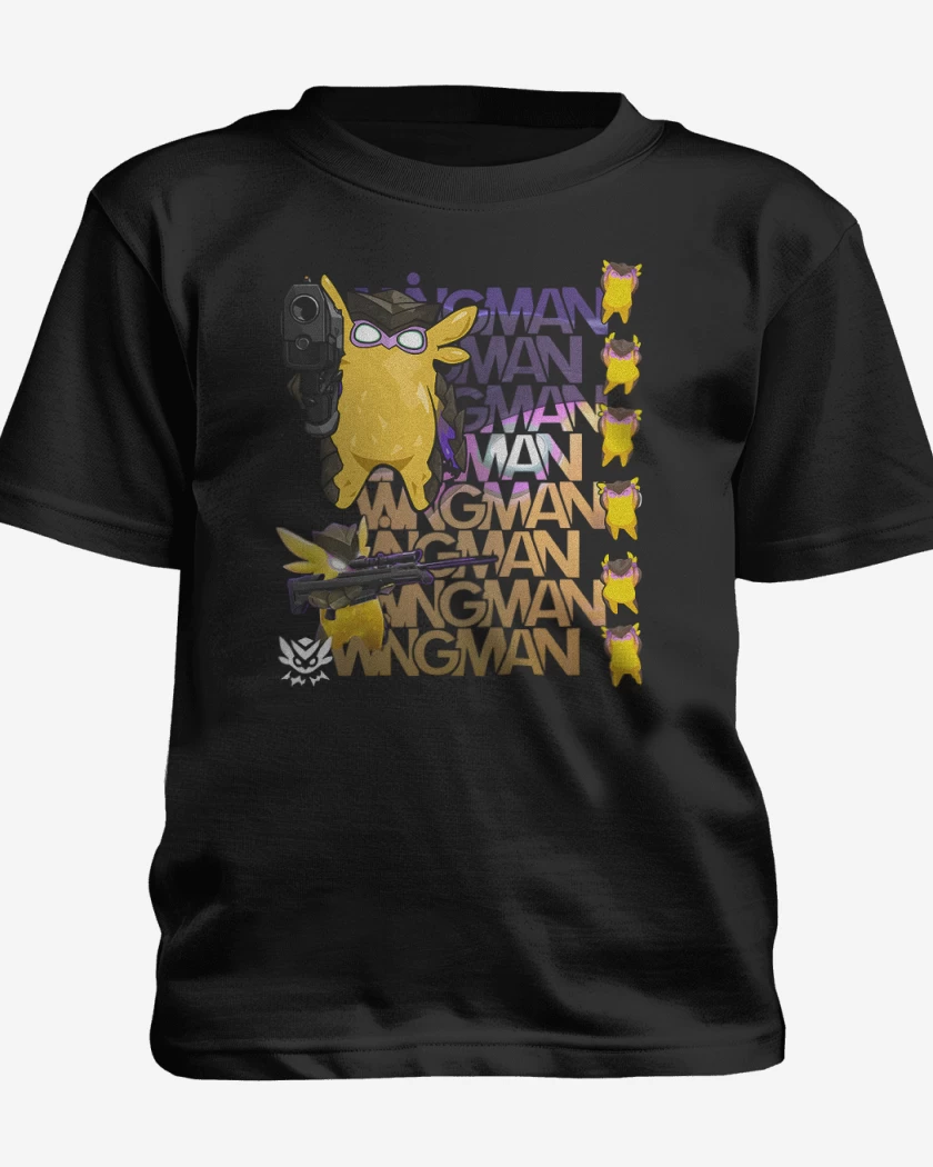 Polera de niño Negro de Wingman