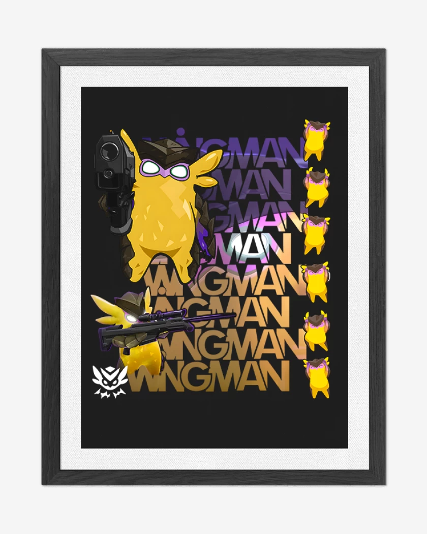 Cuadro decorativo Negro de Wingman