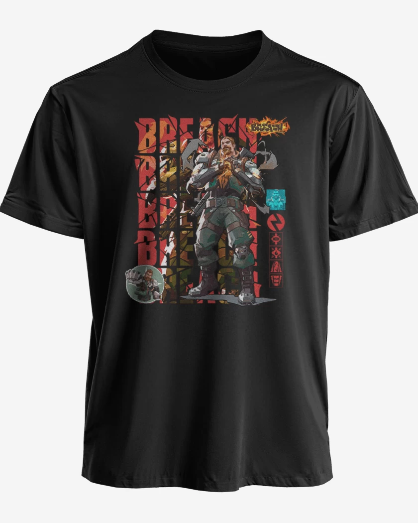 Polera premium Negro de Breach 