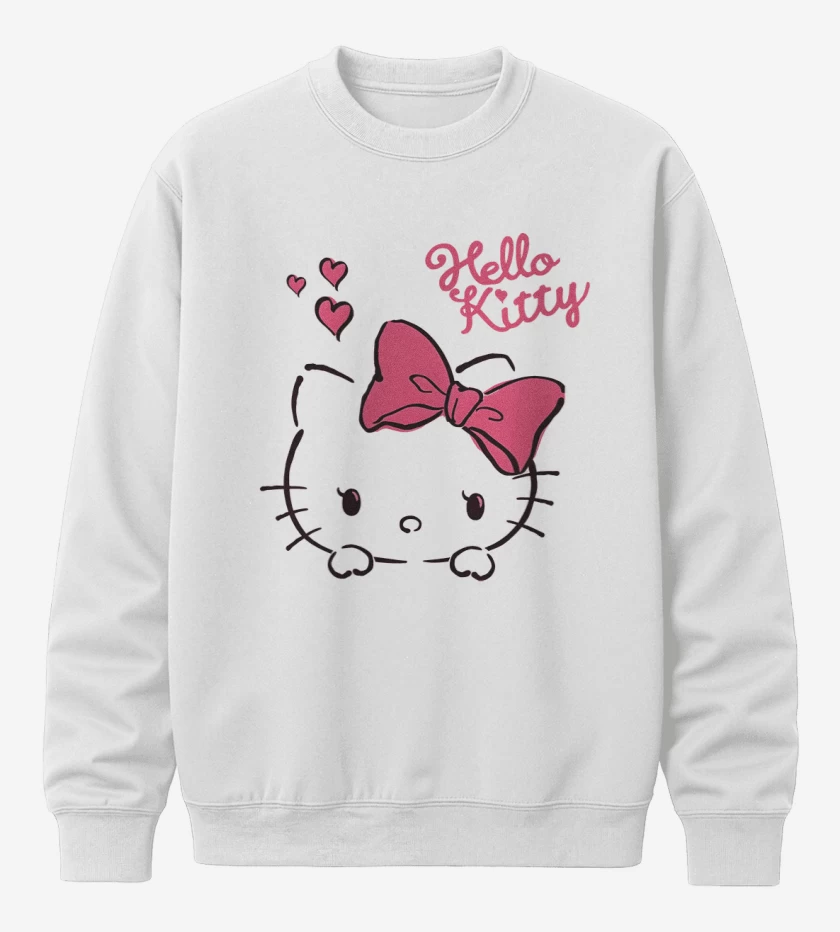 Poleron polo Blanco de Hola kitty