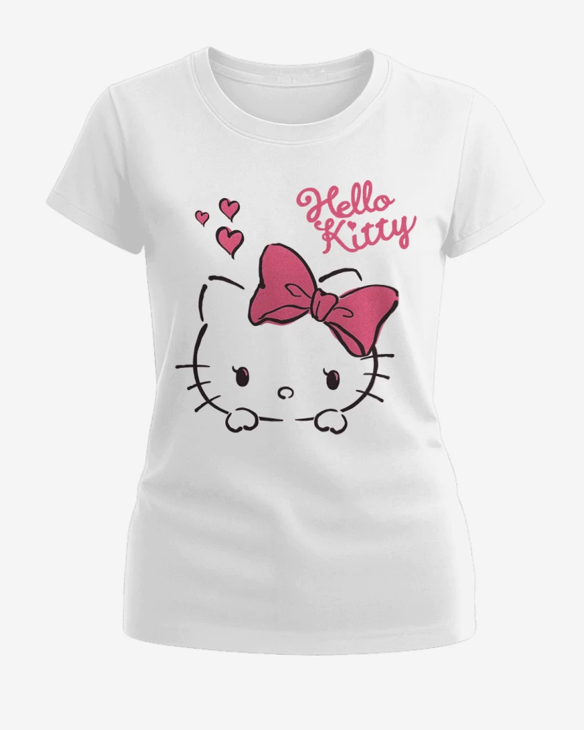 Polera de Mujer Blanco de Hola kitty