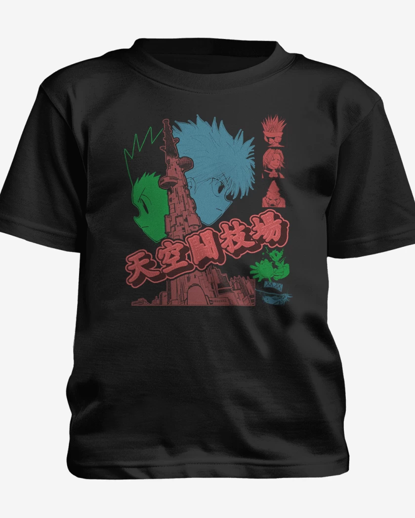 Polera de niño Negro de Coliseo del cielo