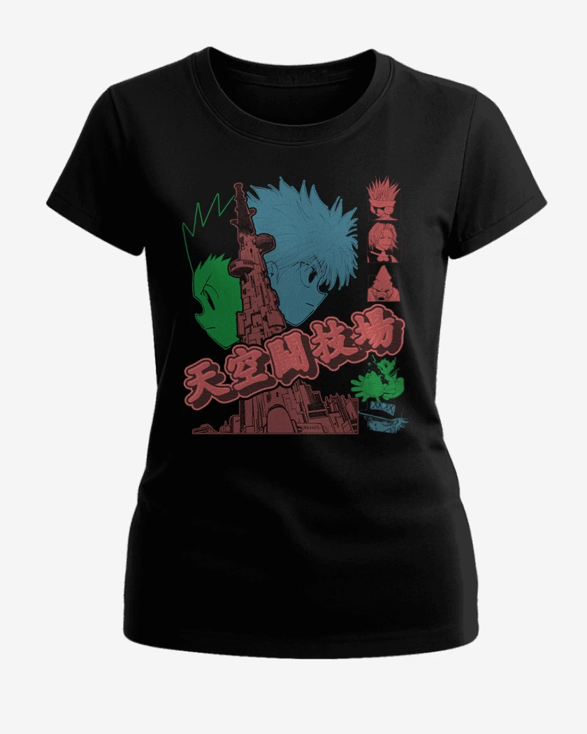 Polera de Mujer Negro de Coliseo del cielo