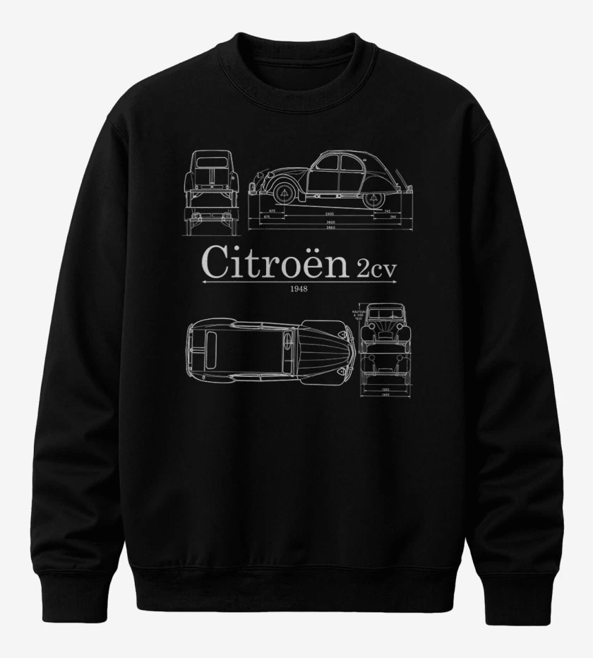 Poleron polo Citroen 2cv 