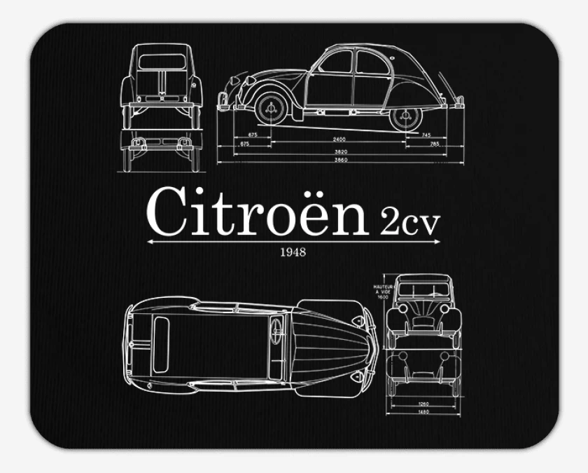 Mousepad Citroen 2cv 
