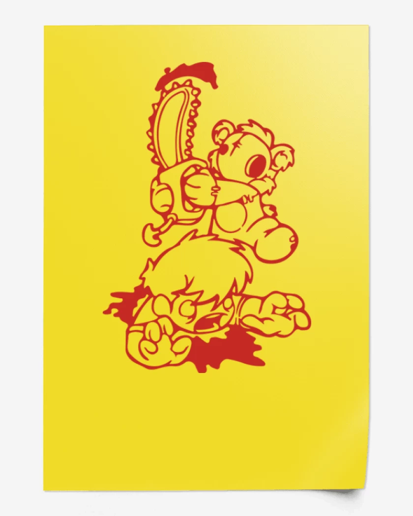 Print Amarillo de Revolt of plush