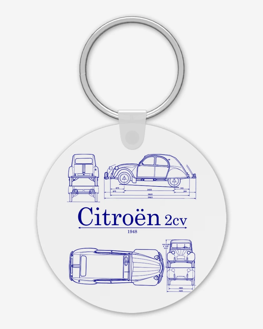 Llavero Citroen 2cv v2