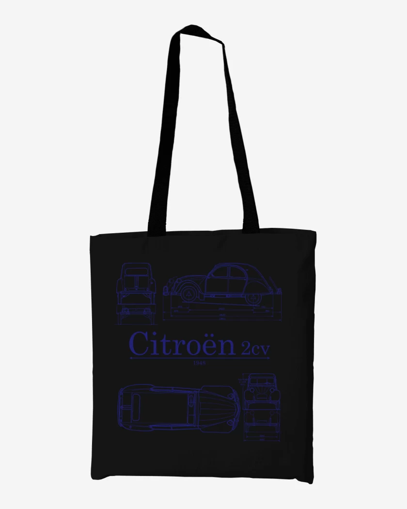 Totebag Citroen 2cv v2