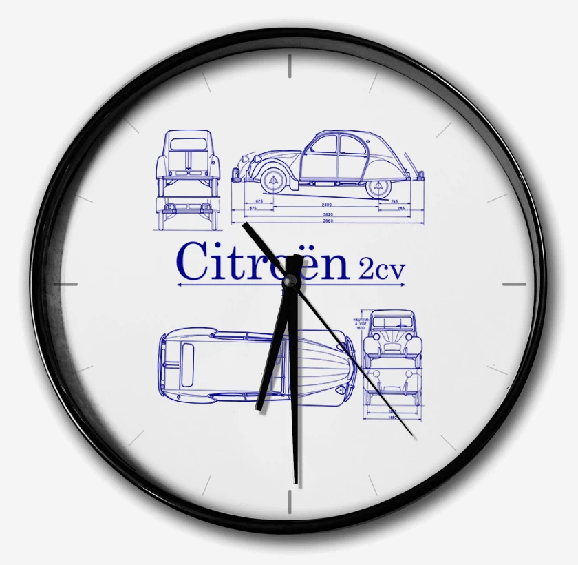 Reloj Citroen 2cv v2