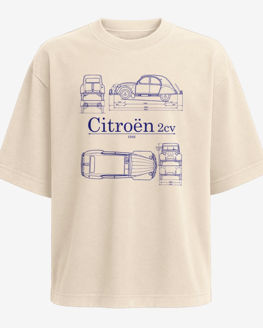 Polera Oversize Citroen 2cv v2