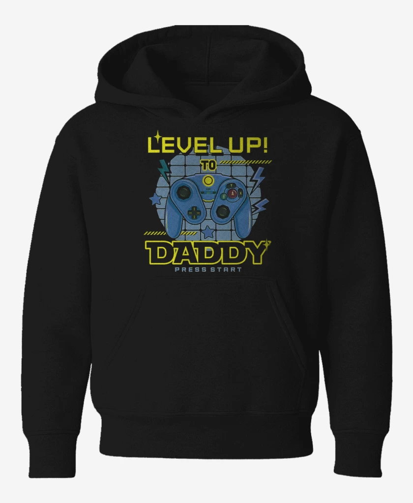Poleron de niño Negro de Level Up 