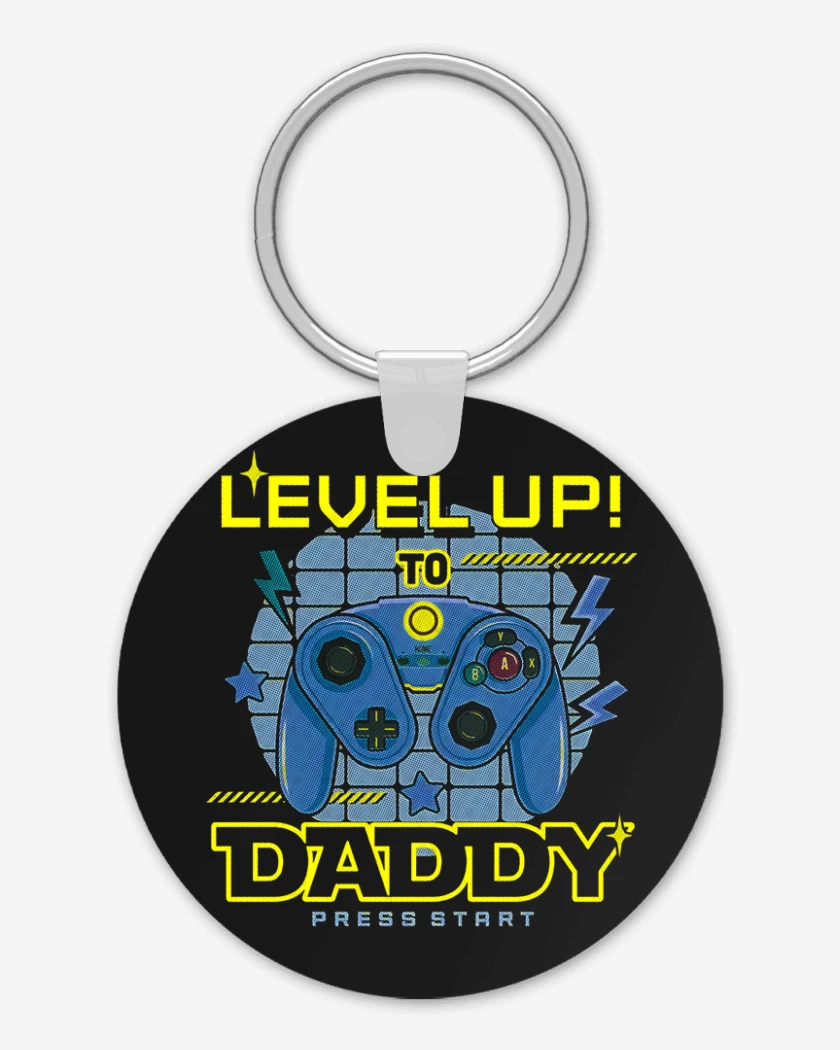 Llavero Negro de Level Up 