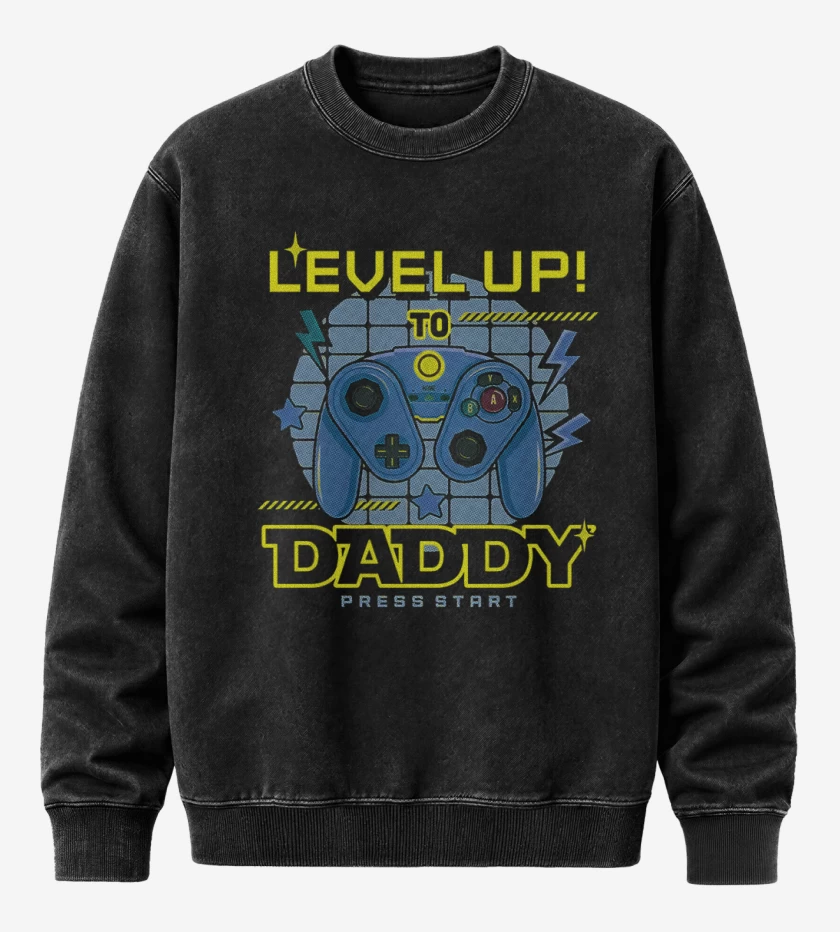 Poleron Polo Acid Wash Negro de Level Up 