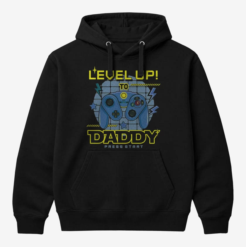 Polerón Canguro Negro de Level Up 