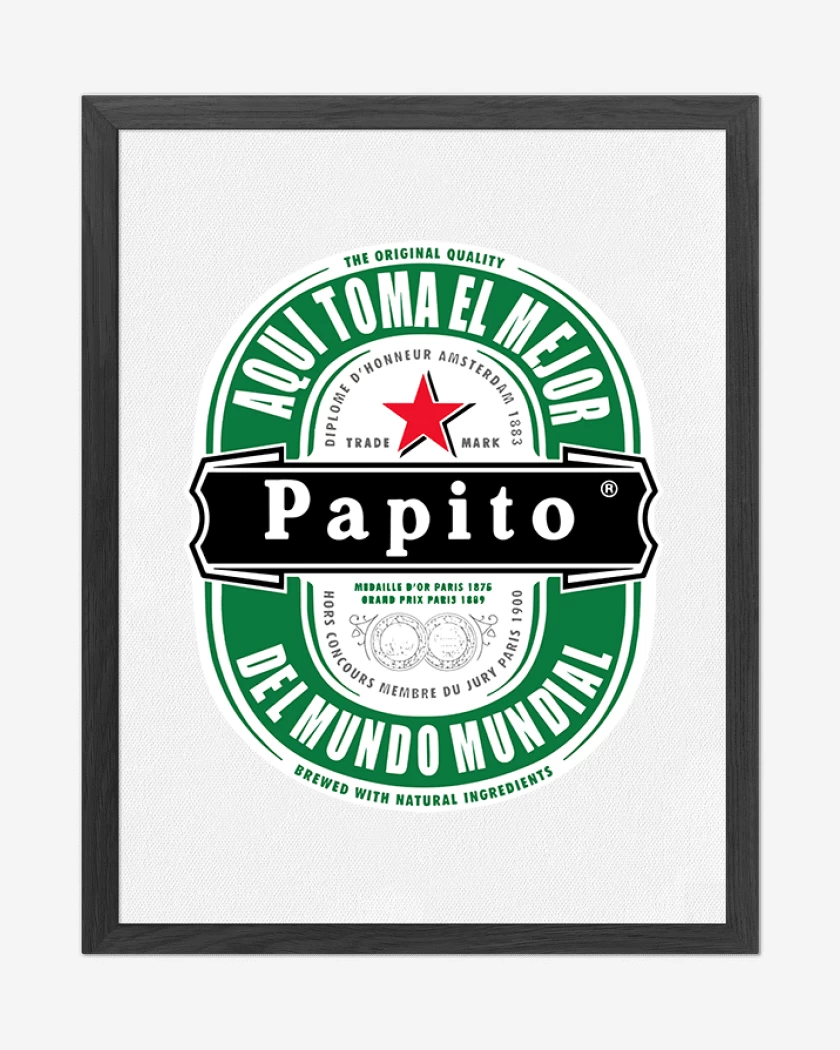 Cuadro decorativo Aqui toma el mejor