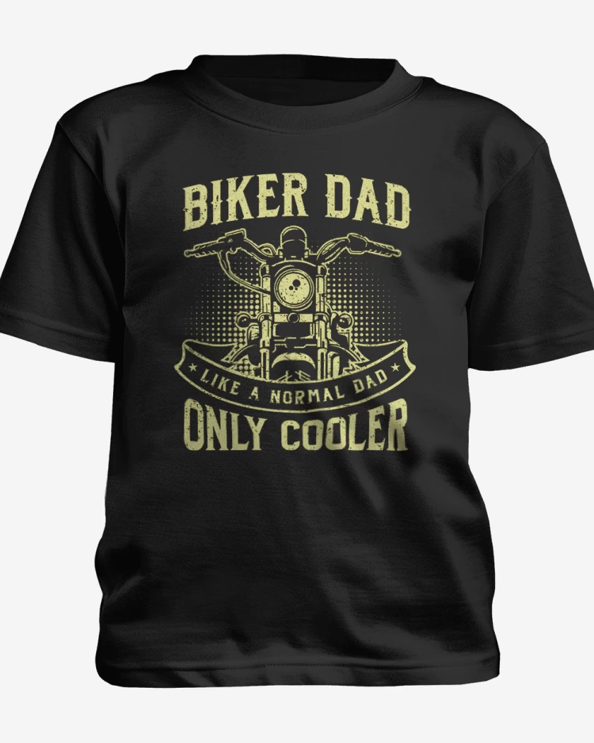 Polera de niño Negro de Biker dad