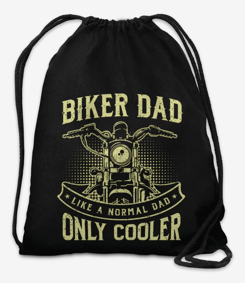 Mochila Negro de Biker dad