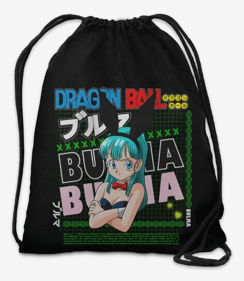 Mochila Negro de Bulma dragon ball