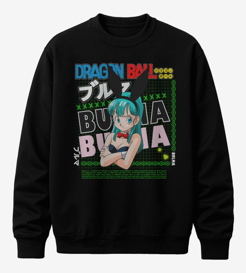 Poleron polo Bulma dragon ball