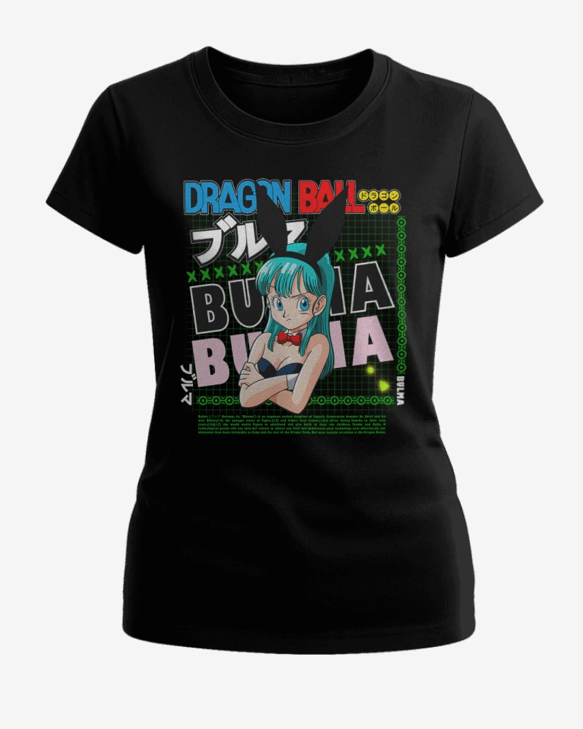 Polera de Mujer Bulma dragon ball