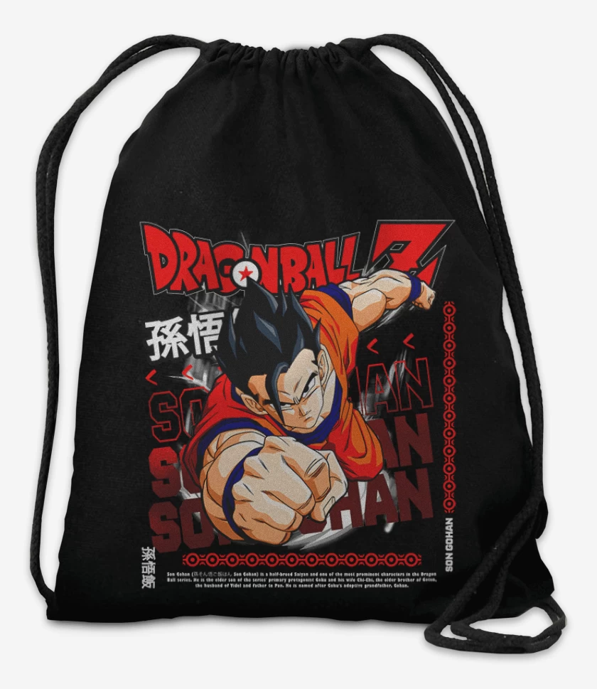 Mochila Negro de Gohan Mistico