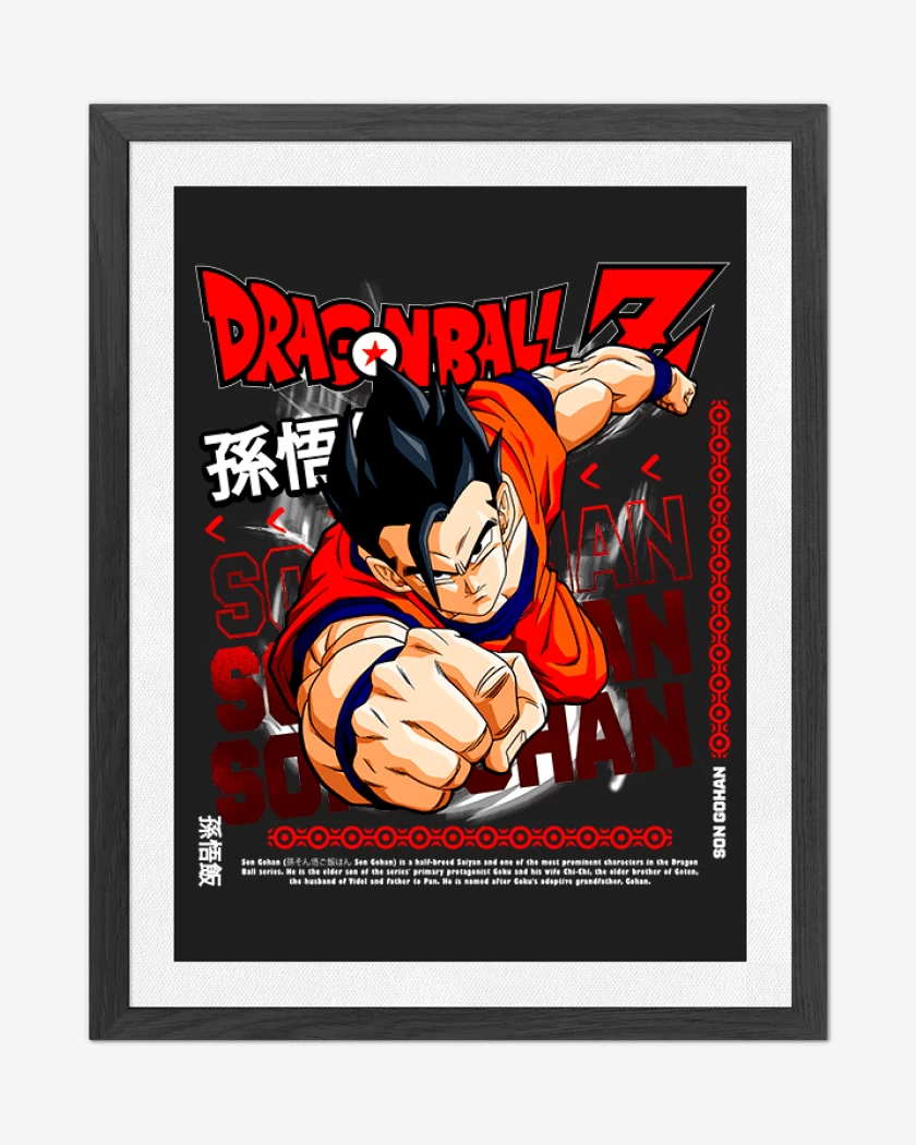 Cuadro decorativo Negro de Gohan Mistico