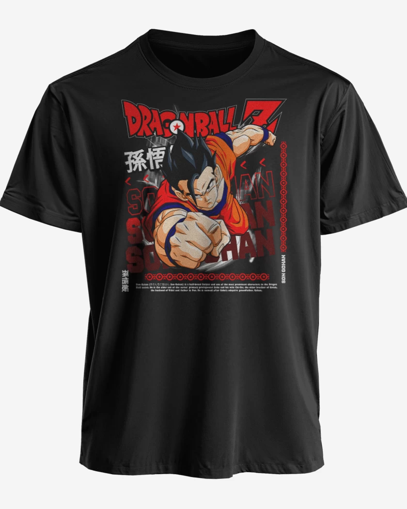 Polera premium Negro de Gohan Mistico