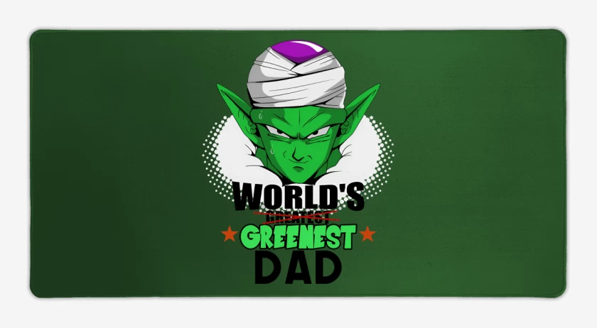 Mouse pad Gamer Verde jade de Un Verdadero Papá
