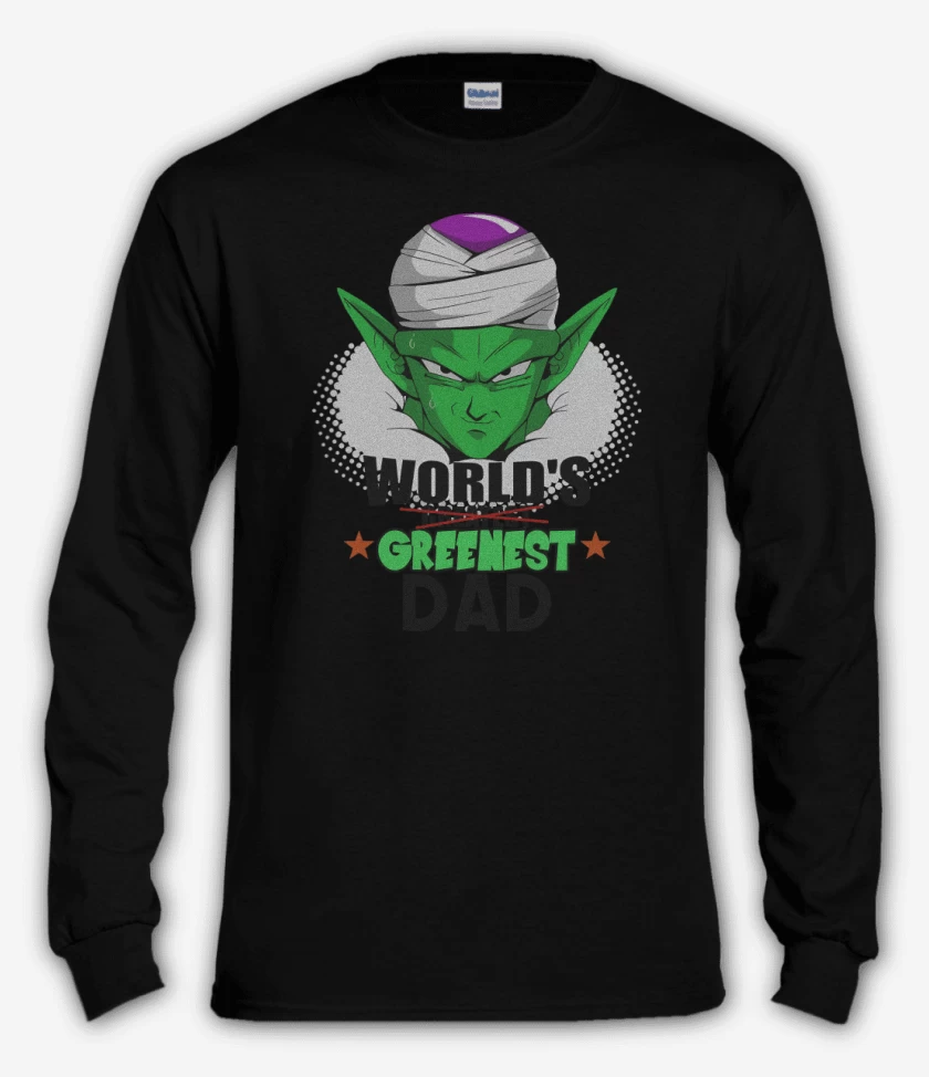 Polera manga larga Negro de Un Verdadero Papá