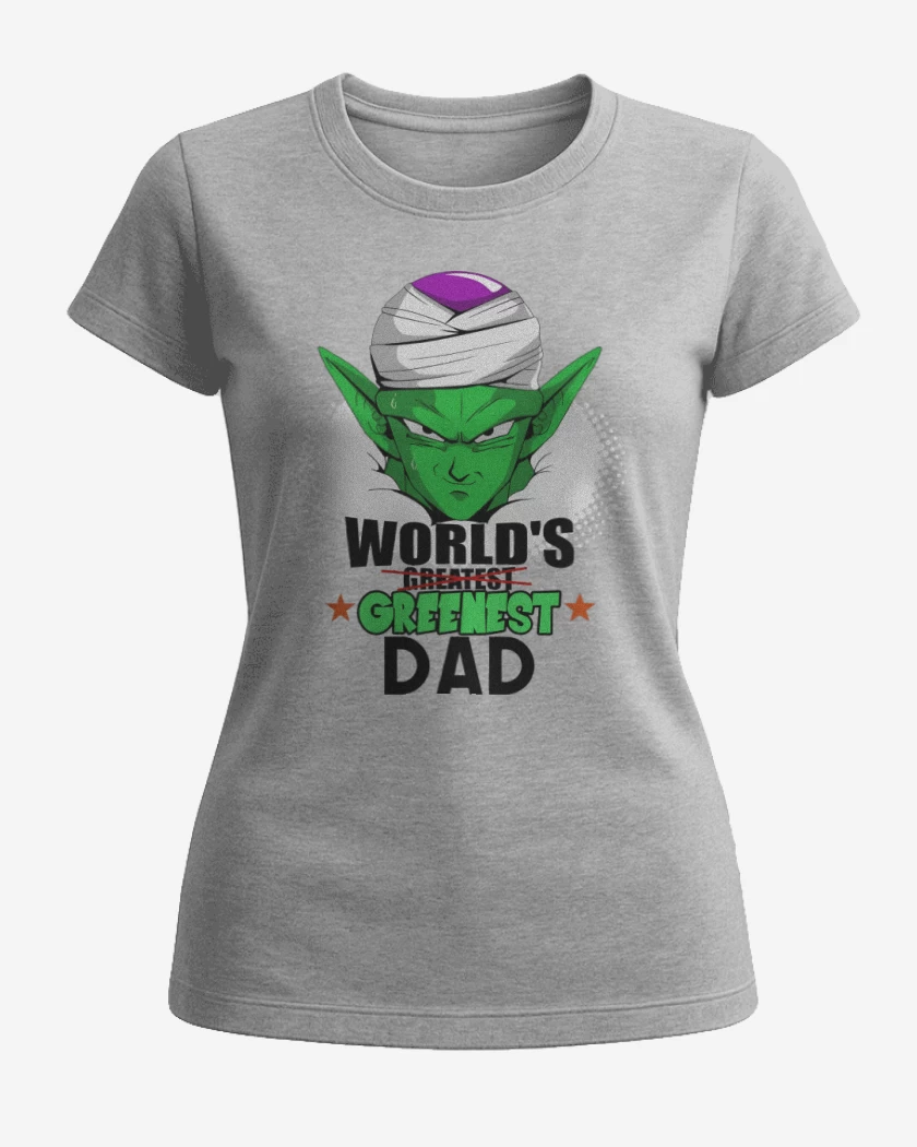 Polera de Mujer Gris Melange de Un Verdadero Papá