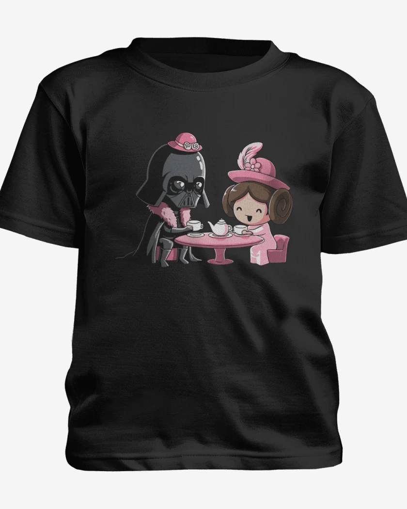 Polera de niño Negro de Padre e Hija