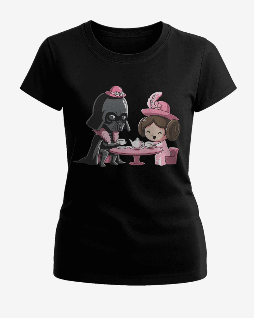 Polera de Mujer Negro de Padre e Hija