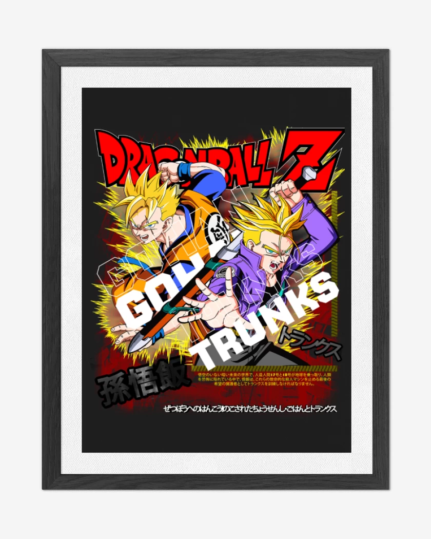 Cuadro decorativo Futuro Gohan and Trunks
