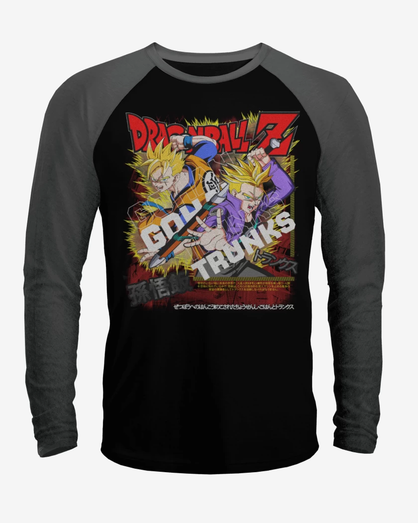 Polera Raglan Futuro Gohan and Trunks
