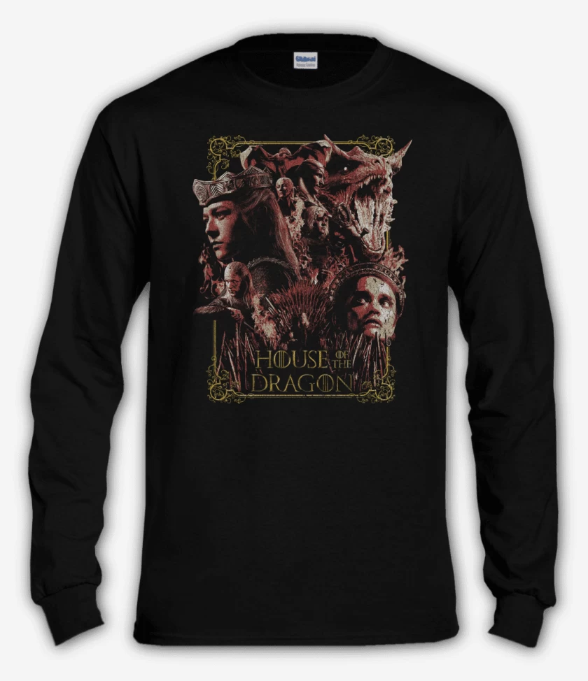 Polera manga larga Casa del Dragón