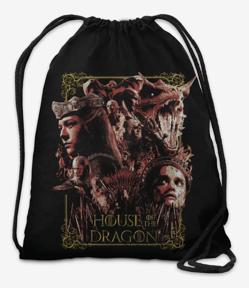 Mochila Negro de Casa del Dragón
