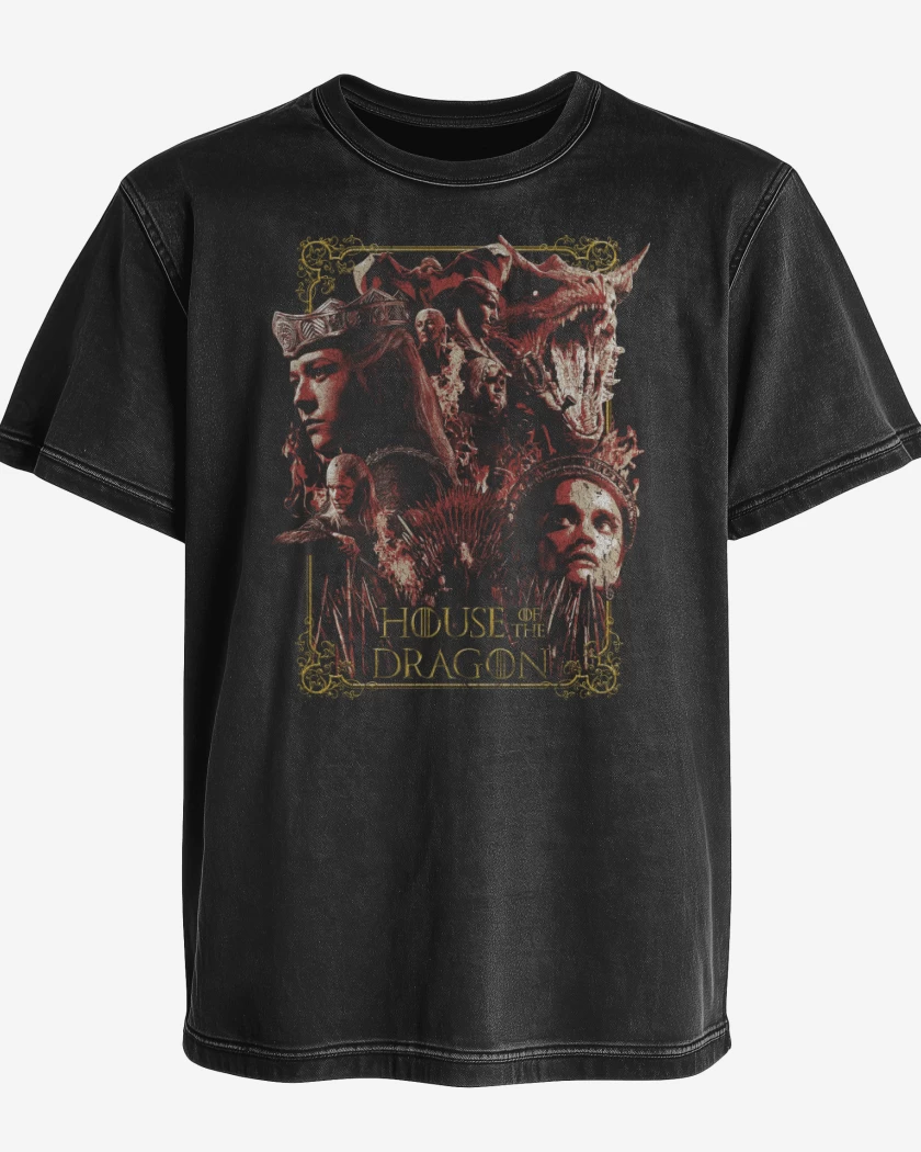 Polera desgastada Casa del Dragón