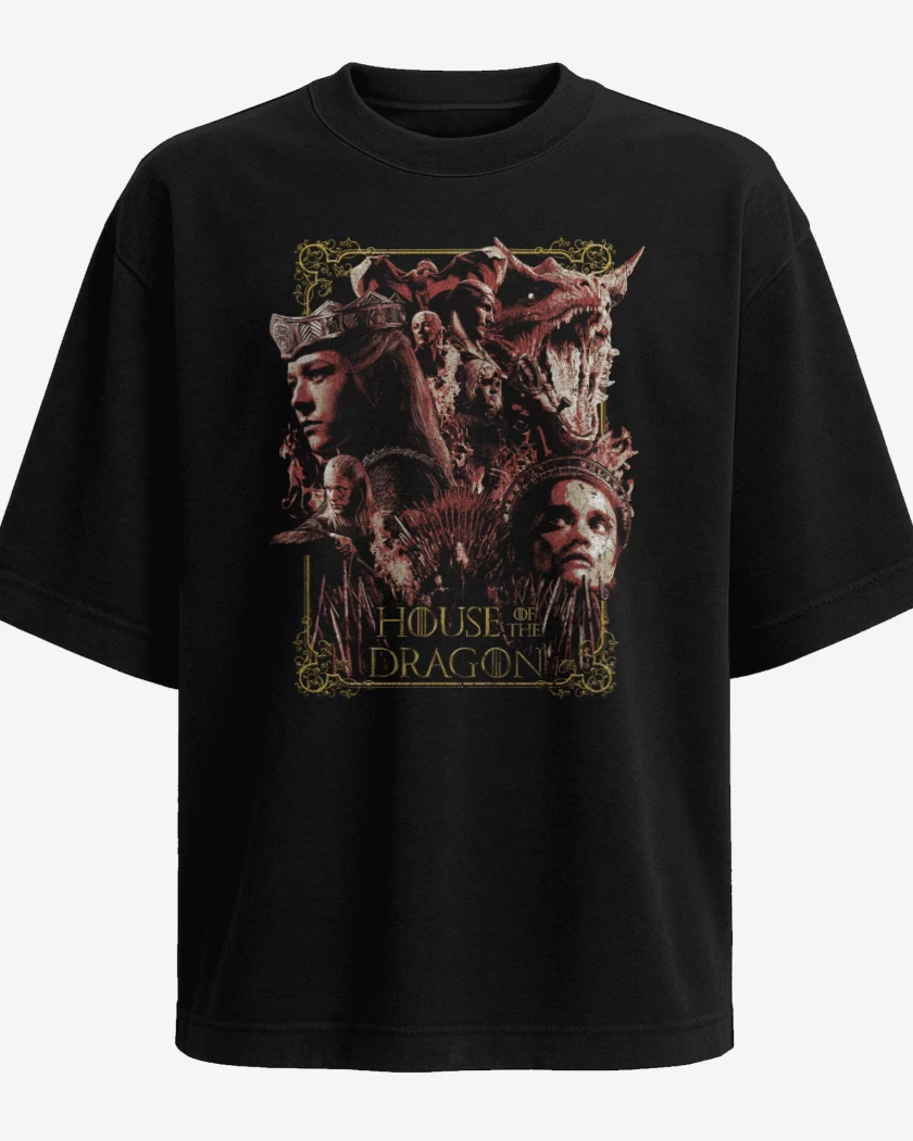 Polera Oversize Casa del Dragón