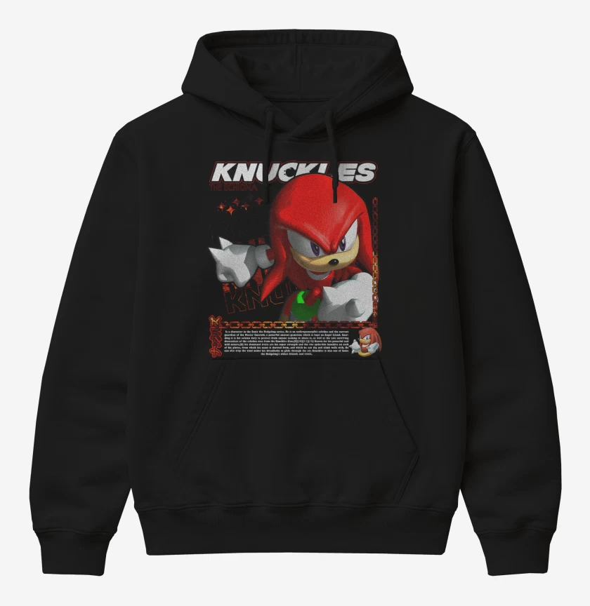 Poleron Canguro básico Knuckles the Echidna