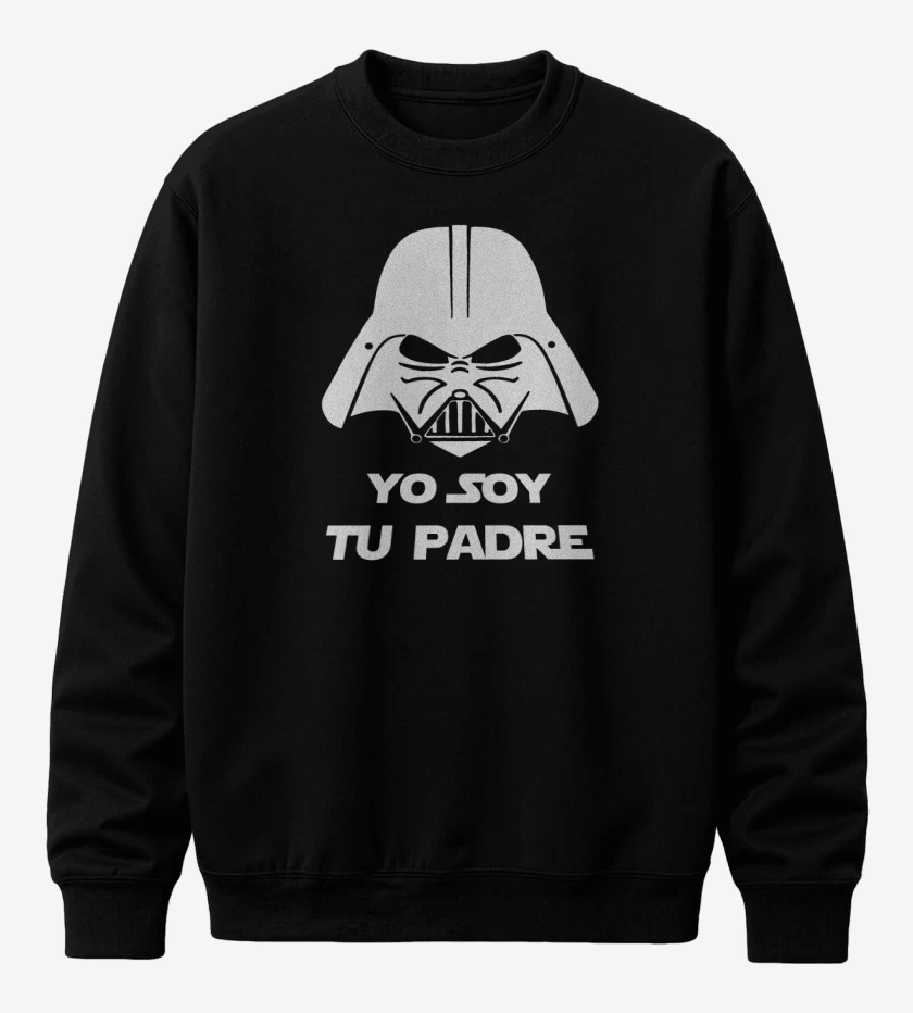 Poleron polo Negro de Yo soy tu padre 1