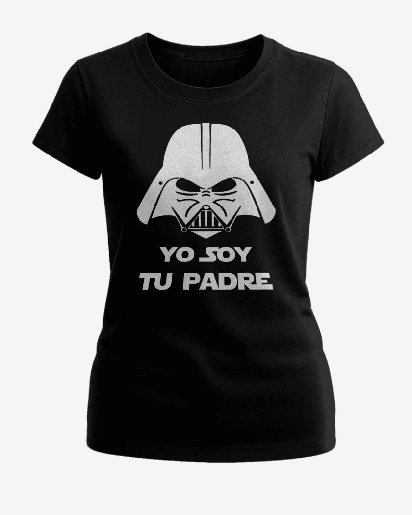 Polera de Mujer Negro de Yo soy tu padre 1