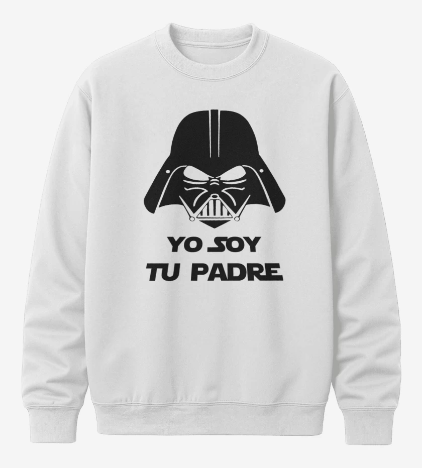 Poleron polo Blanco de Yo soy tu padre 2
