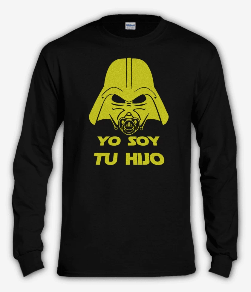 Polera manga larga Negro de Yo soy tu hijo